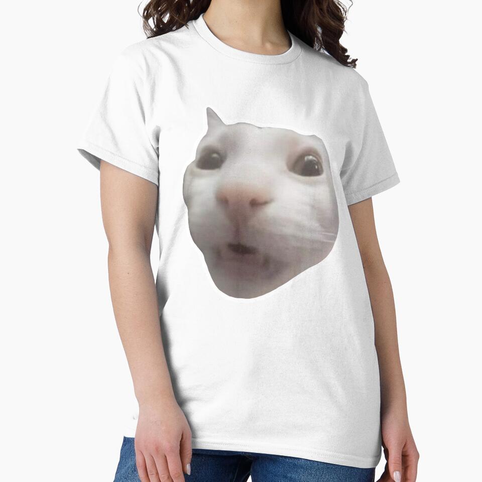 MEME Squished Face Cat - Funny & Distorted Look (Collection7-13) by MetichaiTH