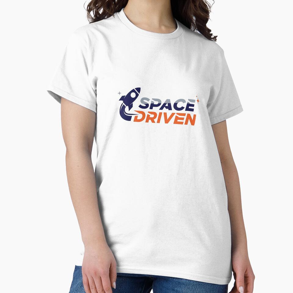 Space Driven Rocket Badge – Retro Space Launch Design by Altair_ Unisex