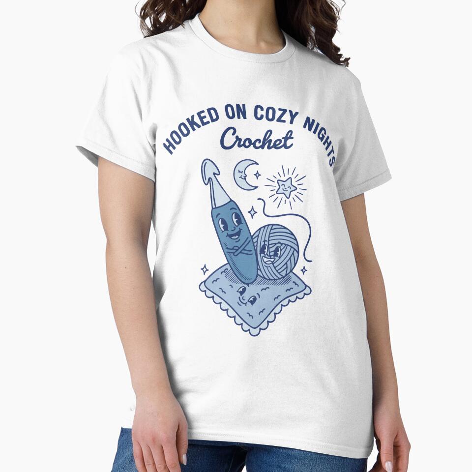 Hooked On Cozy Nights Crochet Crochet Lover by LuminOrb