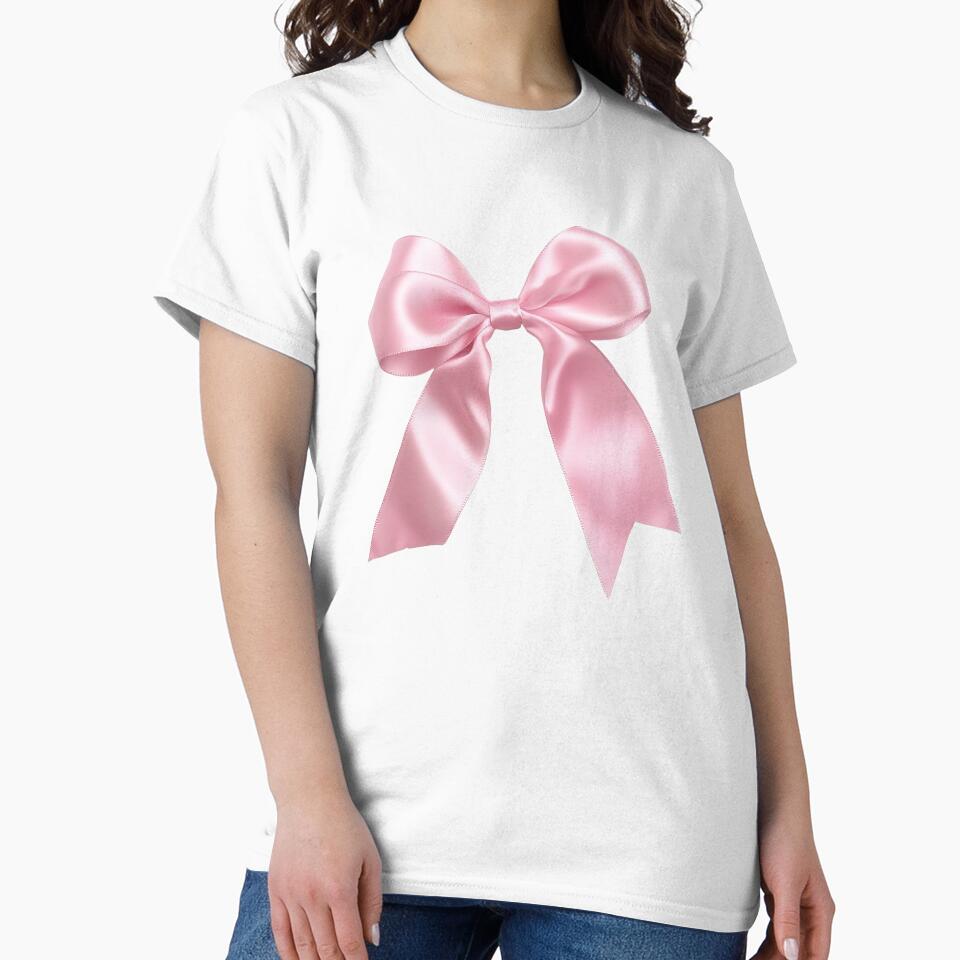 Pink Satin Bow Coquette Girly Aesthetic by jianina-alondra