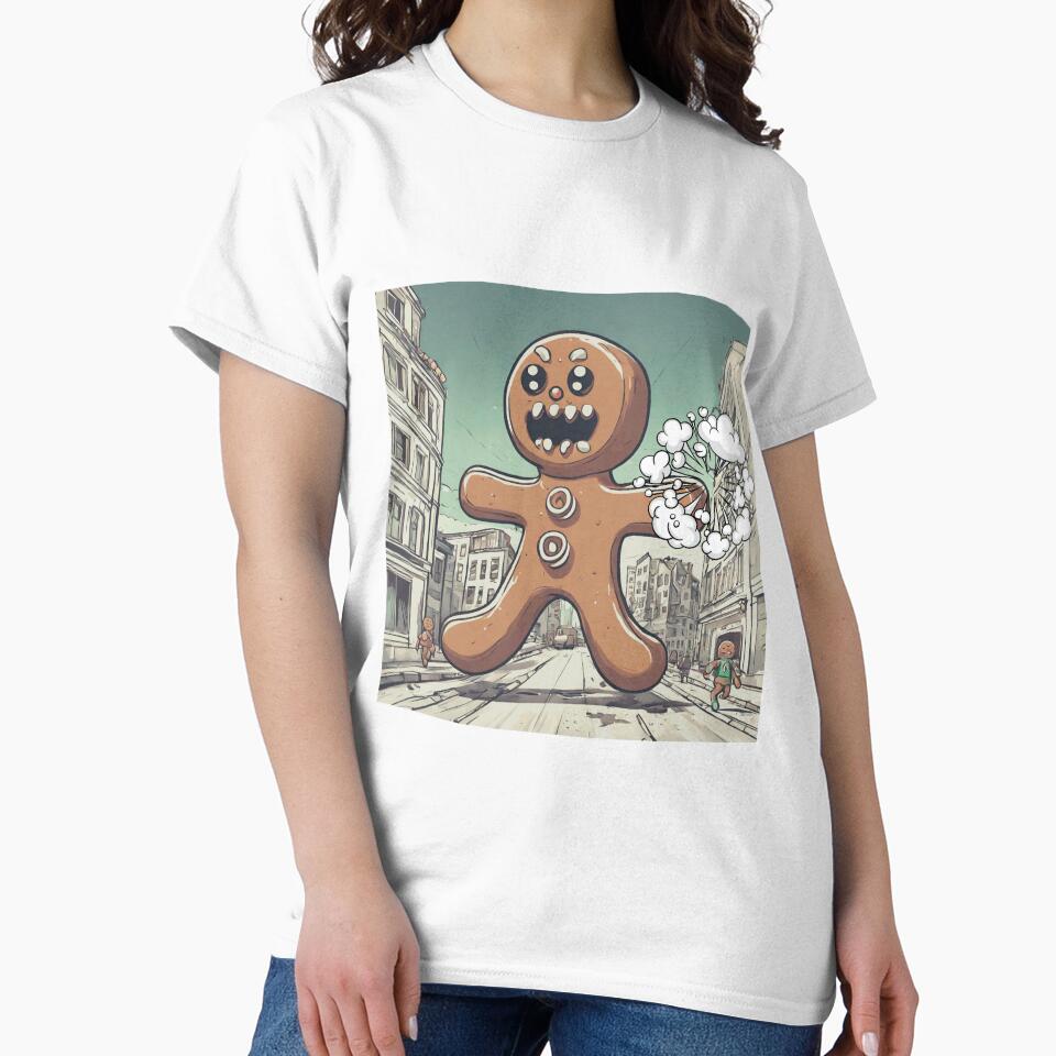 Angry Gingerbread Man Funny Christmas by CyberArtistOne
