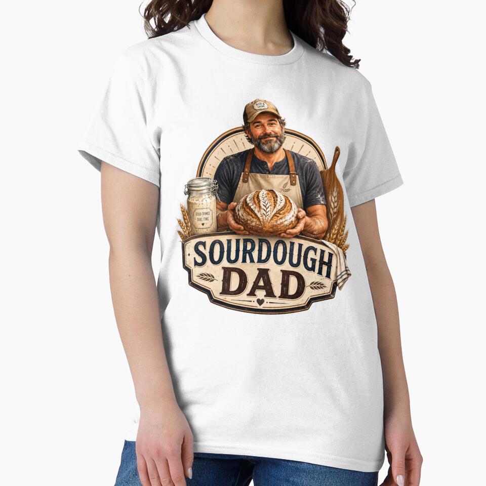 Sourdough Dad Artisan Bread Baker by Mosslume Studio