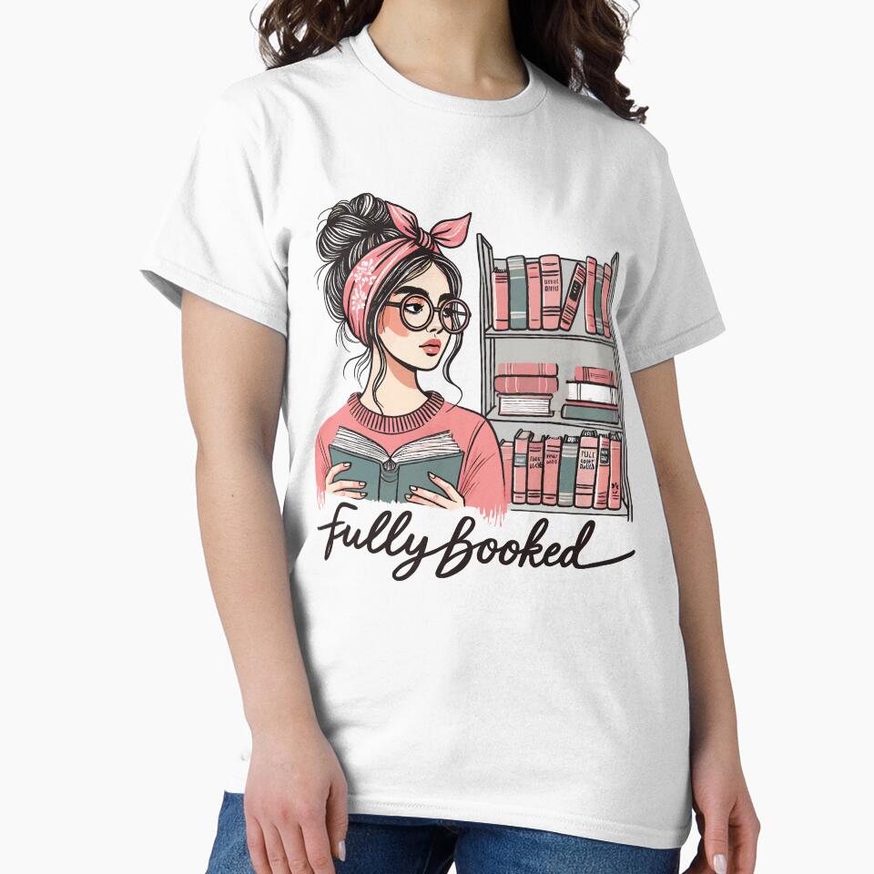 Retro Book Girl Design For Frequent Readers And by LuminOrb