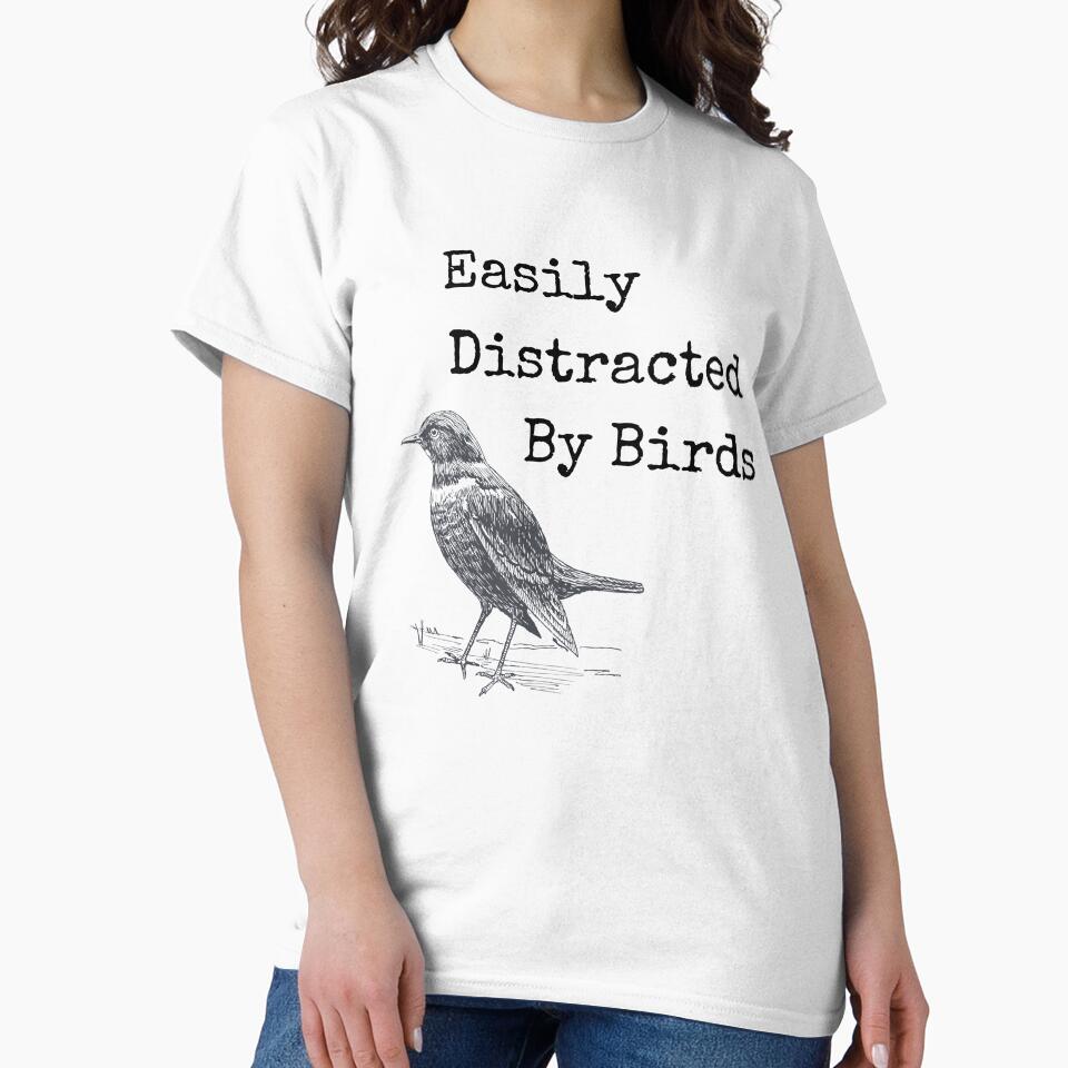 Funny Bird, Easily Distracted by Birds, Bird Lover, Bird Watcher by Yaowarat
