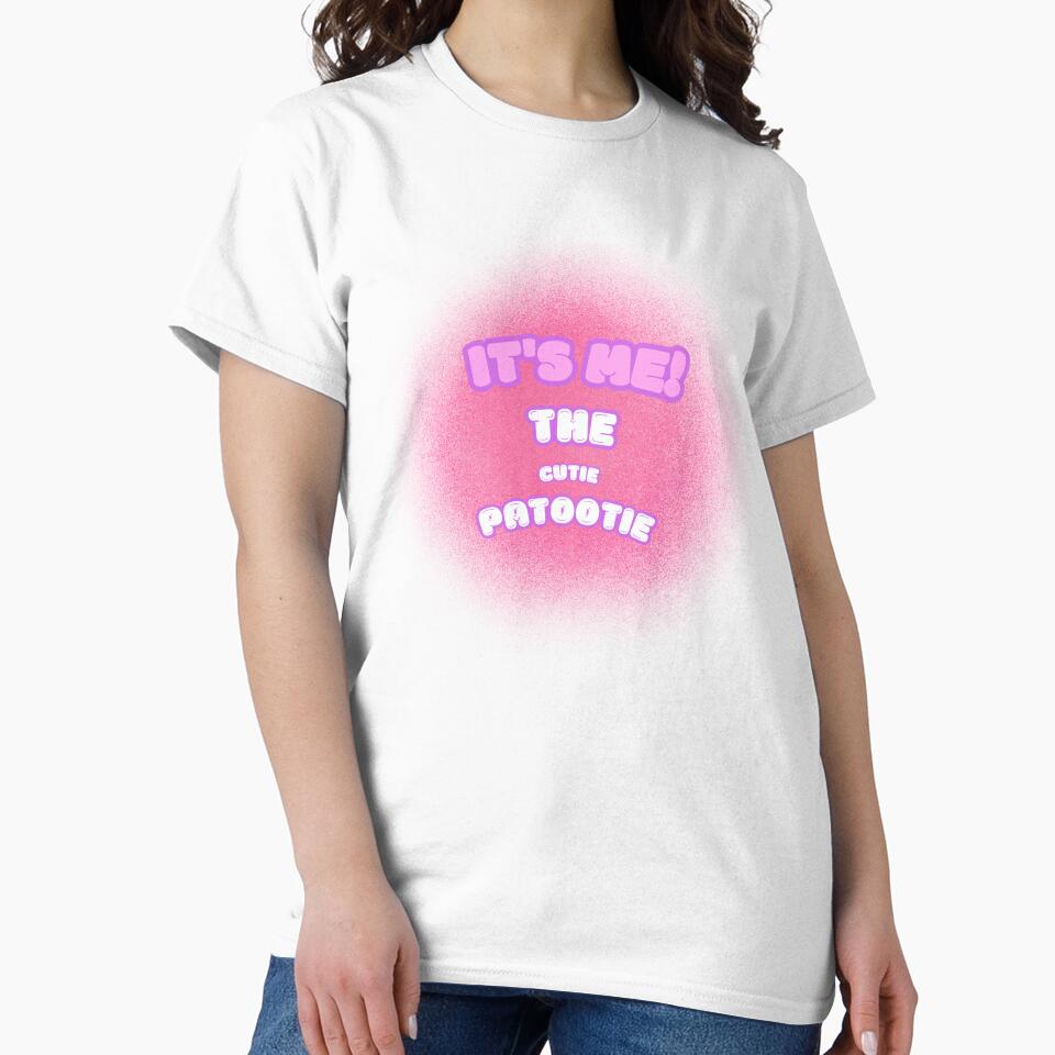 It’s Me the Cutie Patootie – Cute Pink Glitter Aesthetic Design by Shazaria123