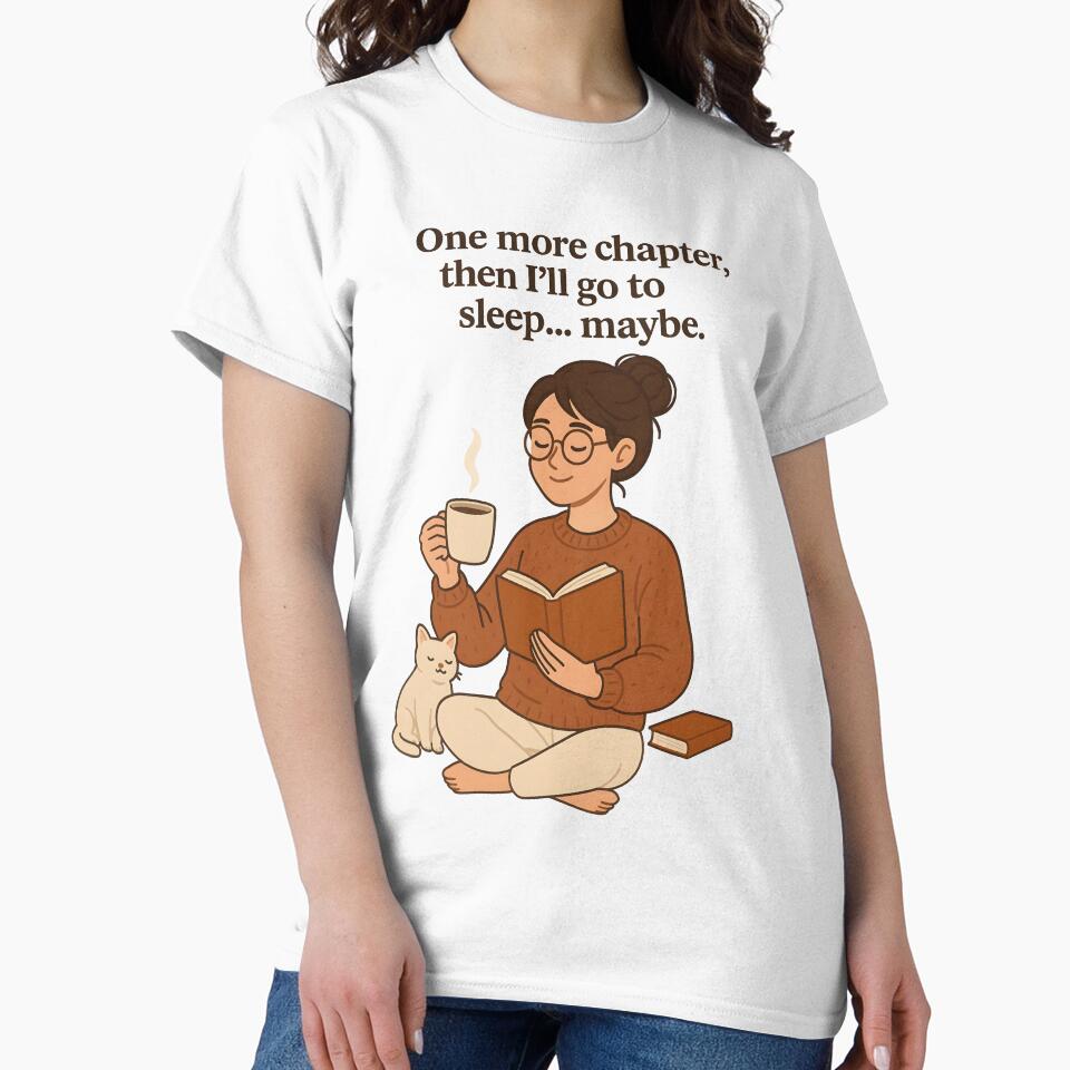 Cute Bookish Aesthetic Design – Cozy Quotes & Mental Health Awareness – Kawaii Stickers, T-Shirts, Tote Bags & More by miciana1417