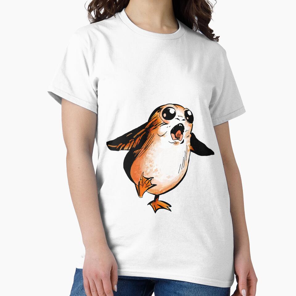 Space Alien Chicken Puffin Squaking by Maartje de Volder Unisex