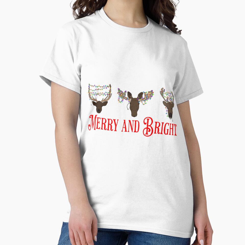 Merry and Bright Deer by BlueCoastPOD