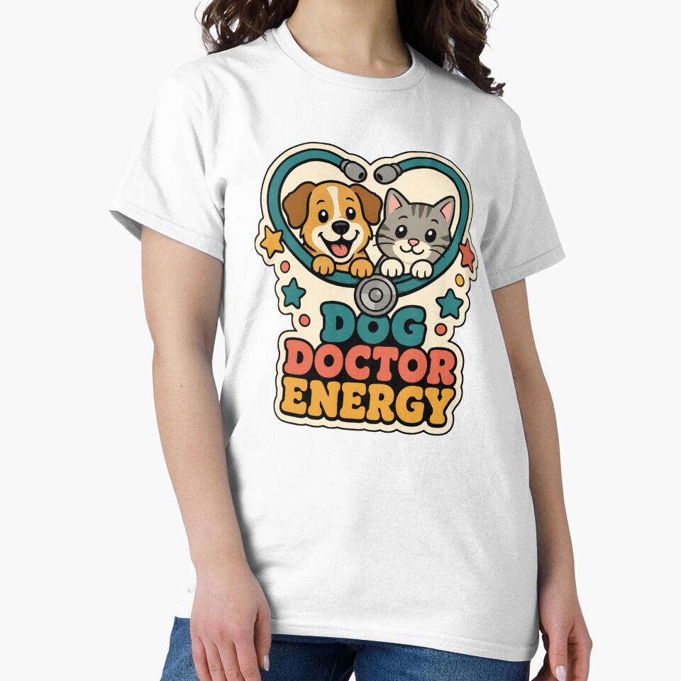 Veterinarian Gift - Dog Doctor Energy by RedRubyBubble