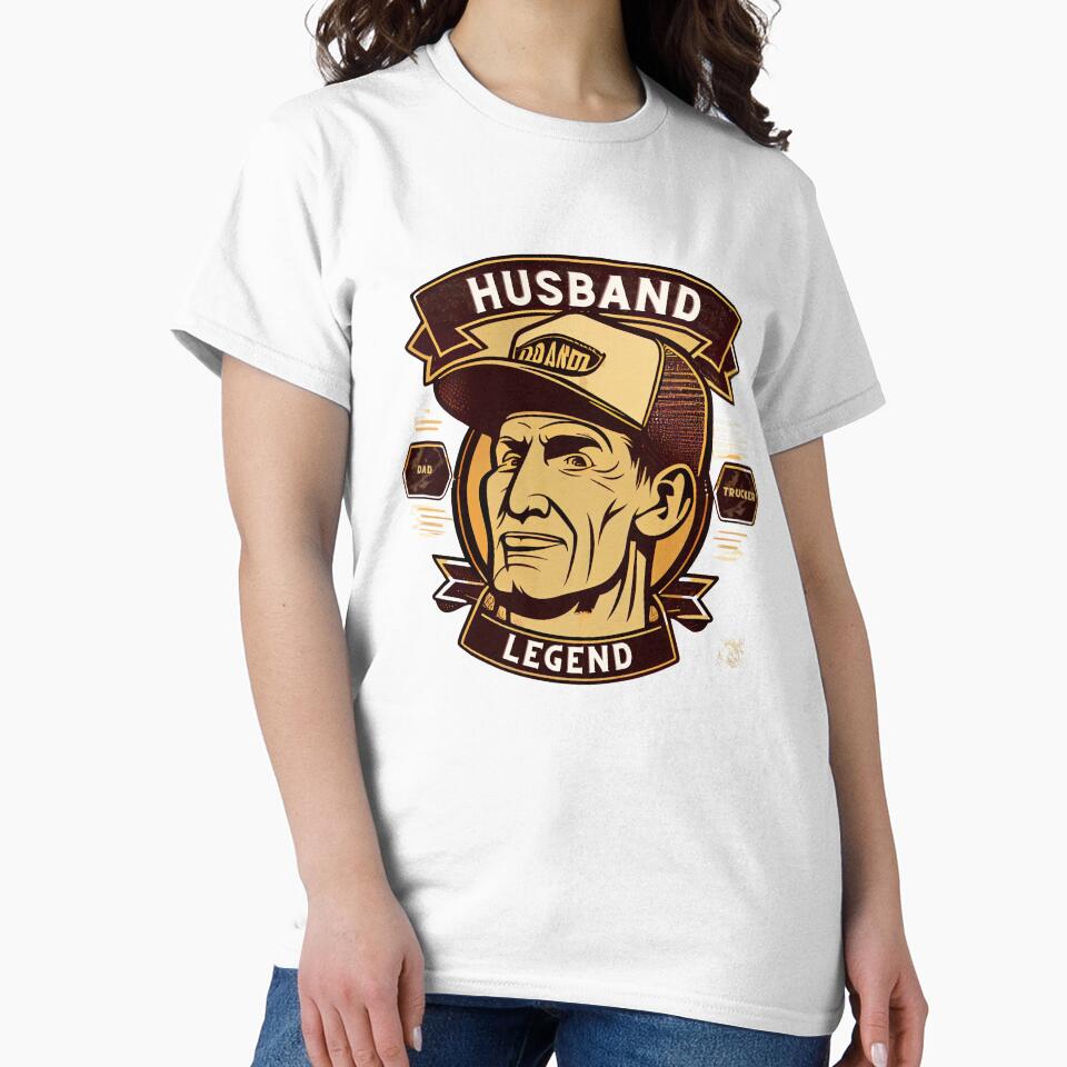 Husband Dad Trucker Legend V1 by JPMprints