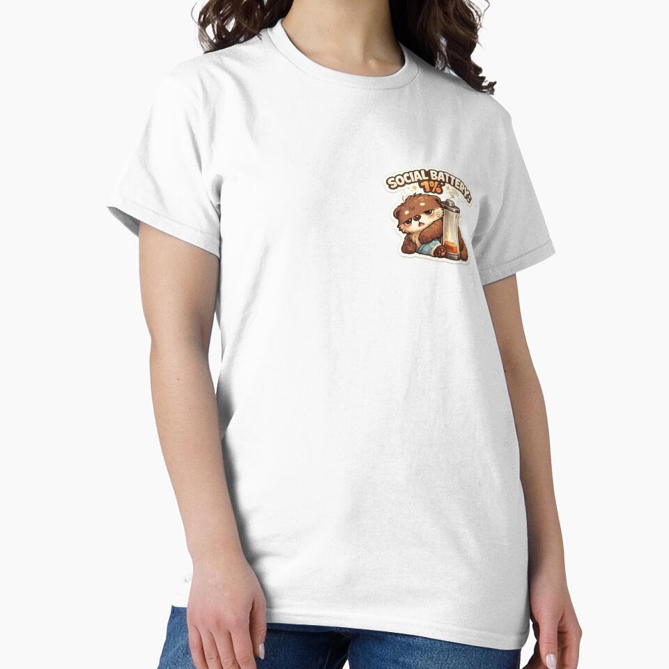 Social Battery Otter by ChicClicker