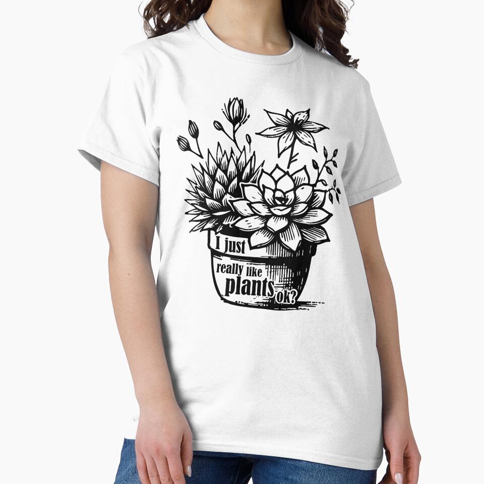 I Just Really Like Plants, OK? – Funny Gardening Gift for Plant Lovers & Hobby Gardening by Teemaniac