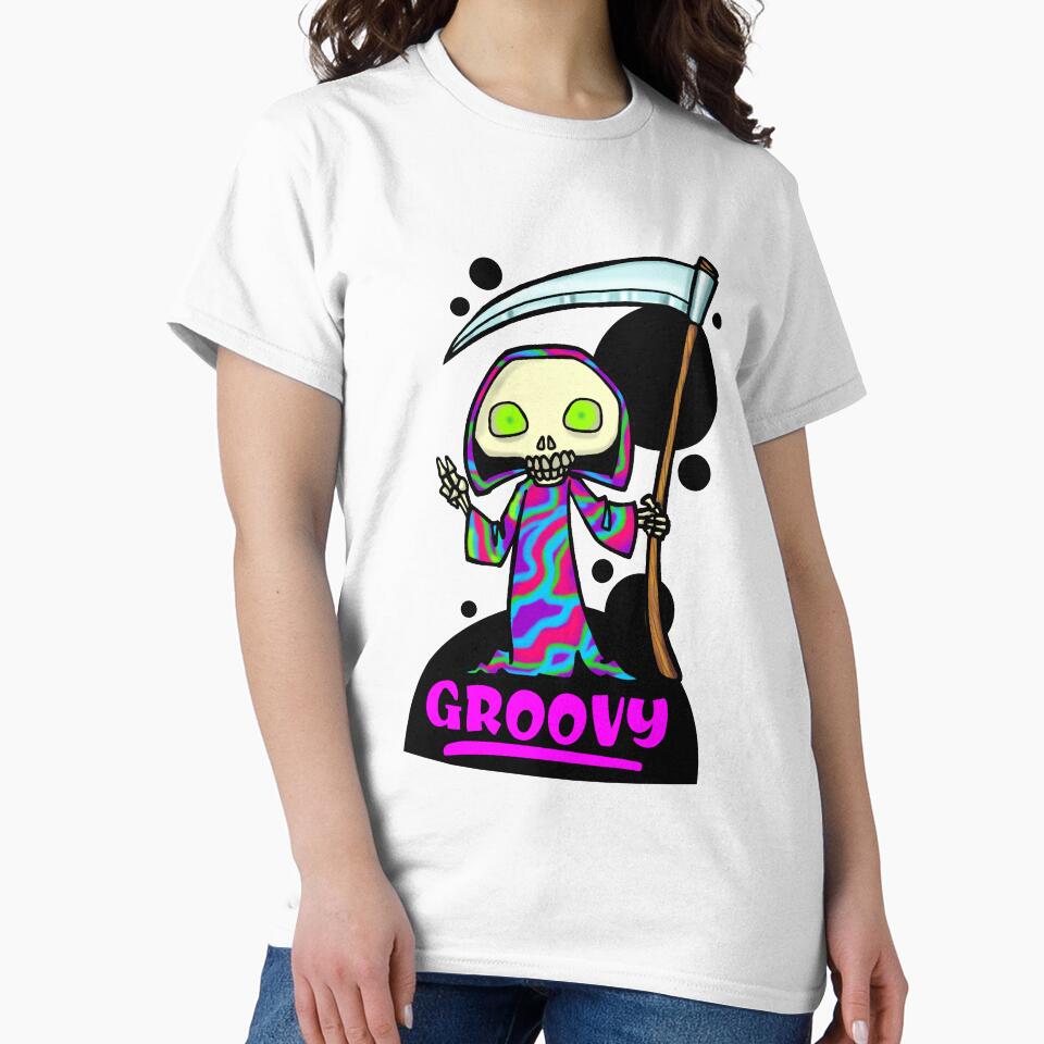 psychedelic grim reaper by sandpiperstudio