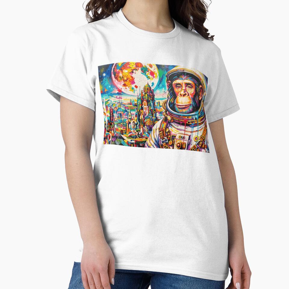 STEAMPUNK ASTRONAUT-CHIMPANZEE 3 by truthtopower Unisex