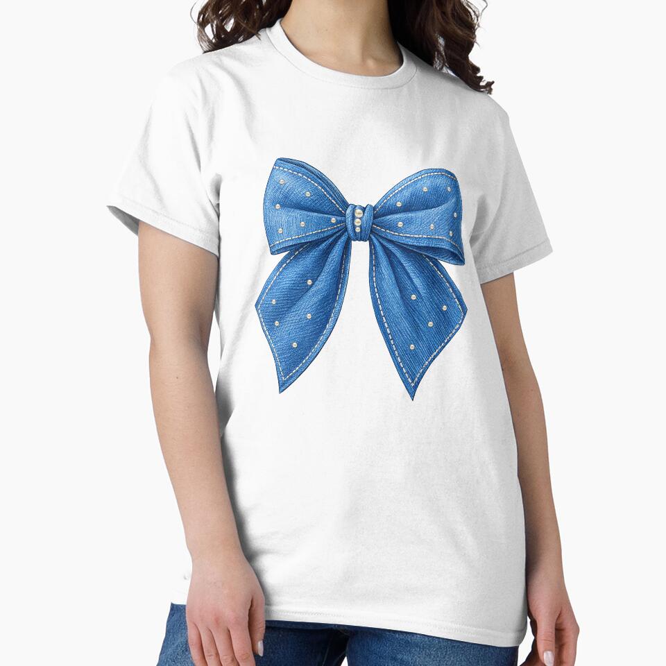 Cute Coquette Bow, blue bow by iclipart