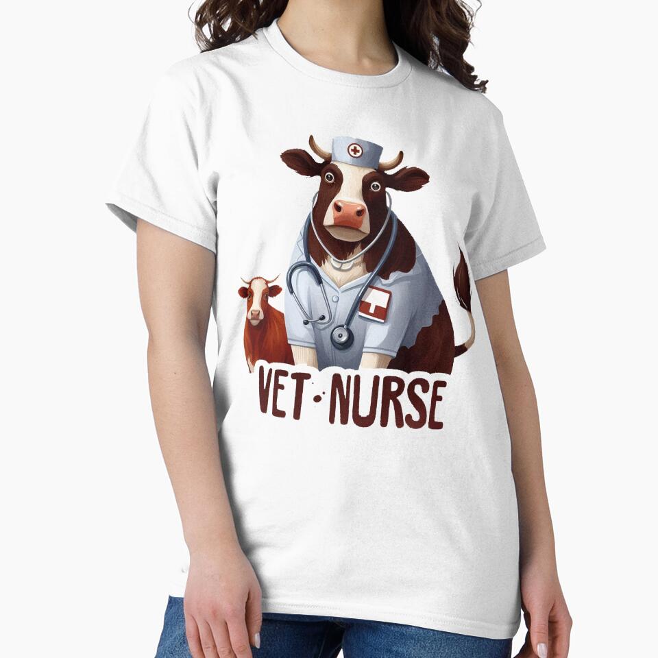 Vet Nurse, Funny Cattle Vet Nurse by francous03