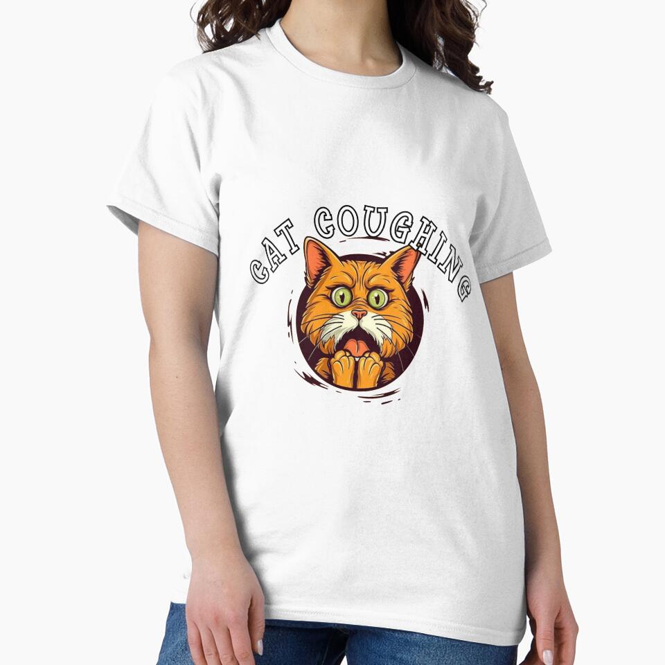 CAT COUGHING by Tee Studio