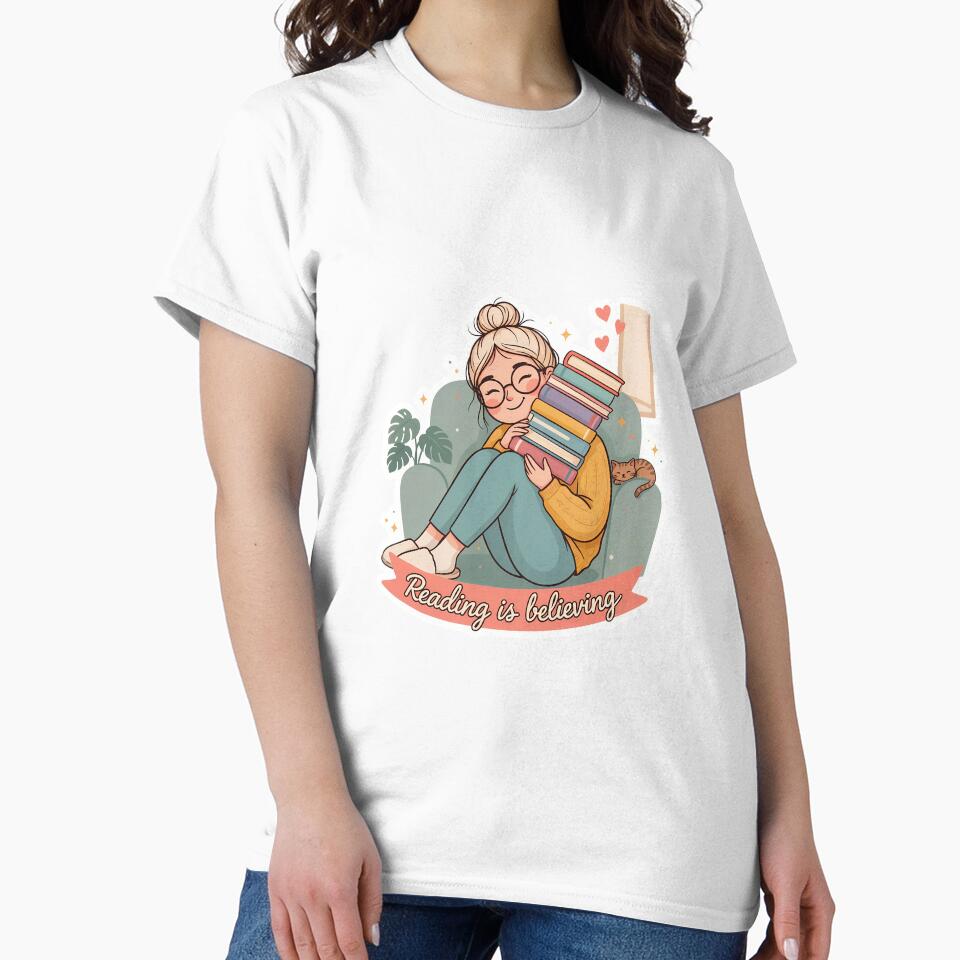 Reading is Believing Book Lover by NiftyWrx