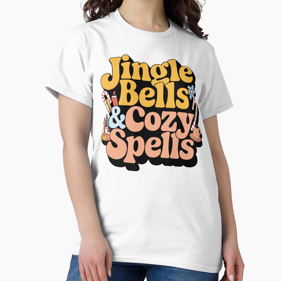 Jingle Bell and Cozy Spell, Retro Cozy Style by graphic-genie