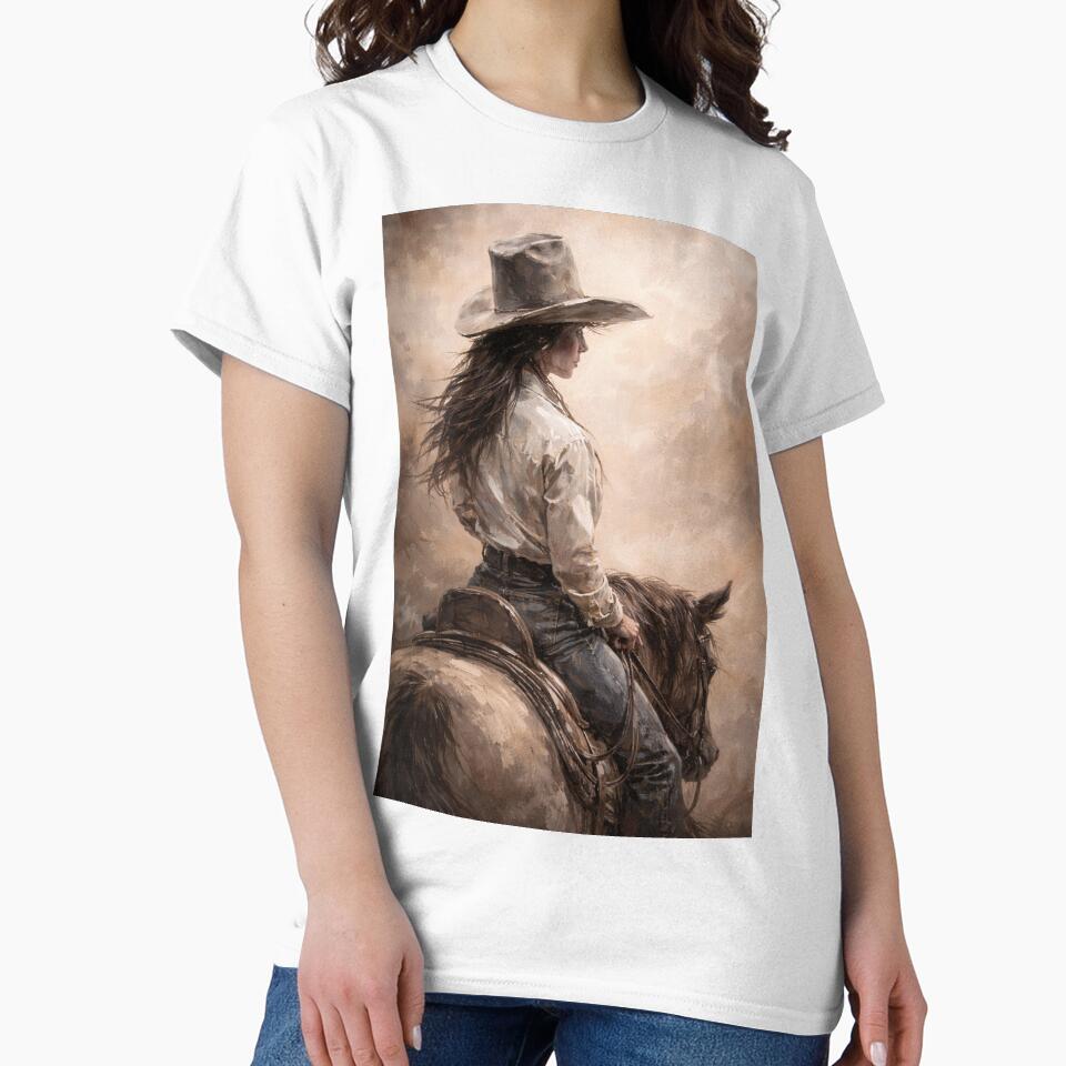 Frontier Grace — Western Cowgirl Portrait by SarahRoseZenaun