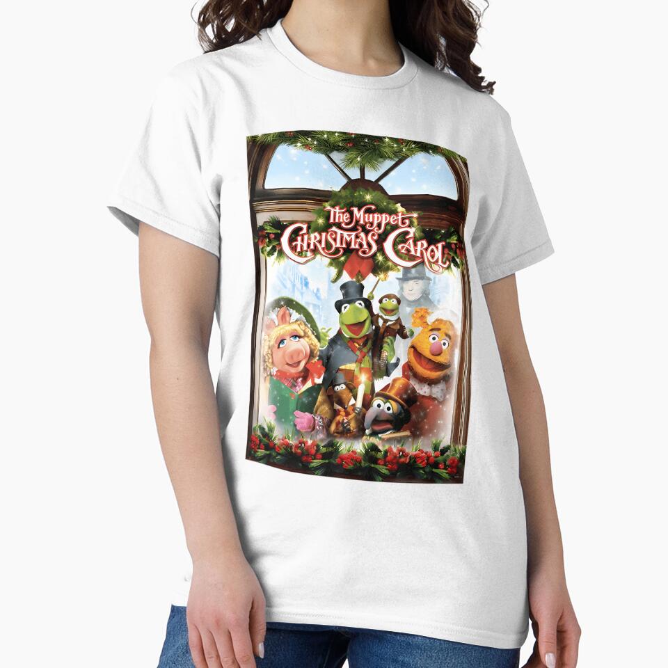 The Muppet Christmas Carol Vintage Holiday Movie Poster by ImogenDavisArt