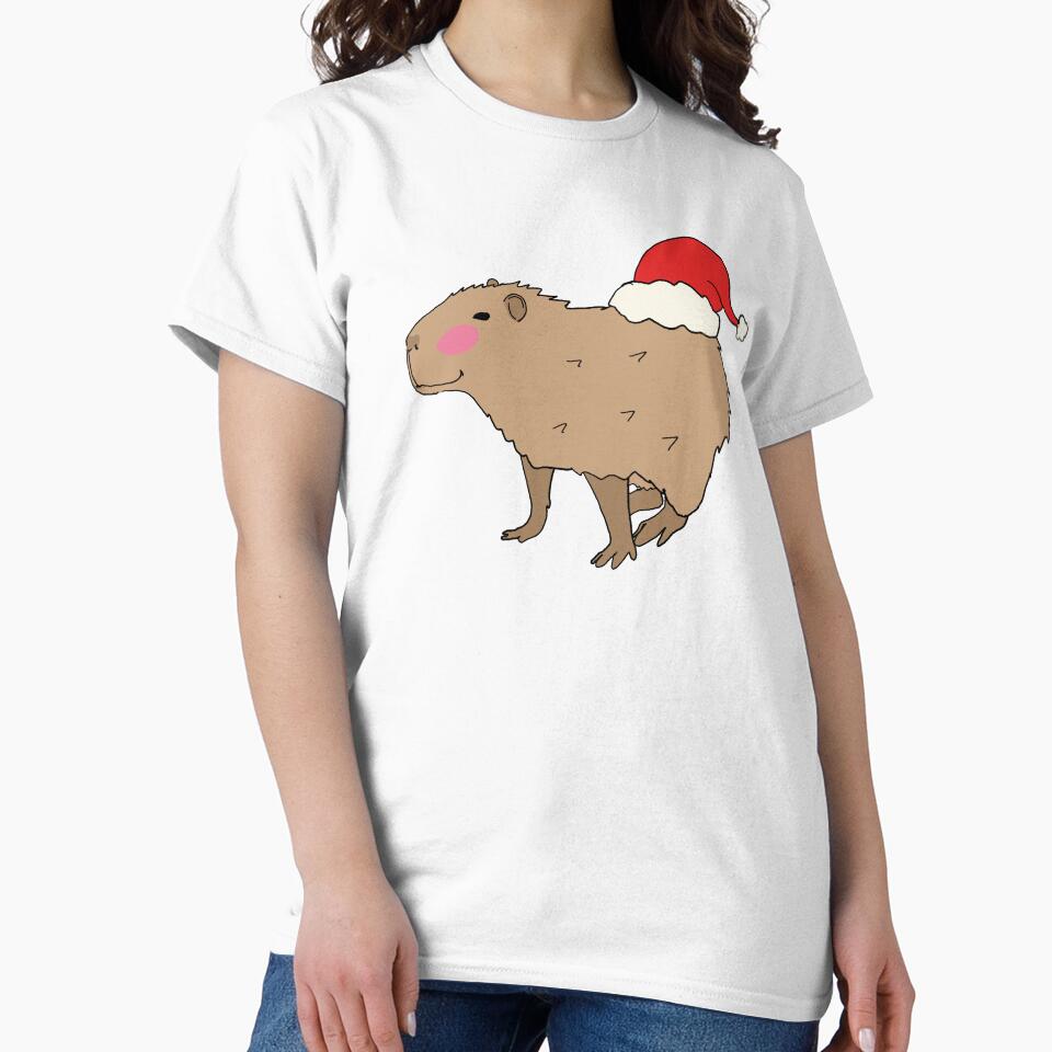 christmas capybara by HelloShoppy