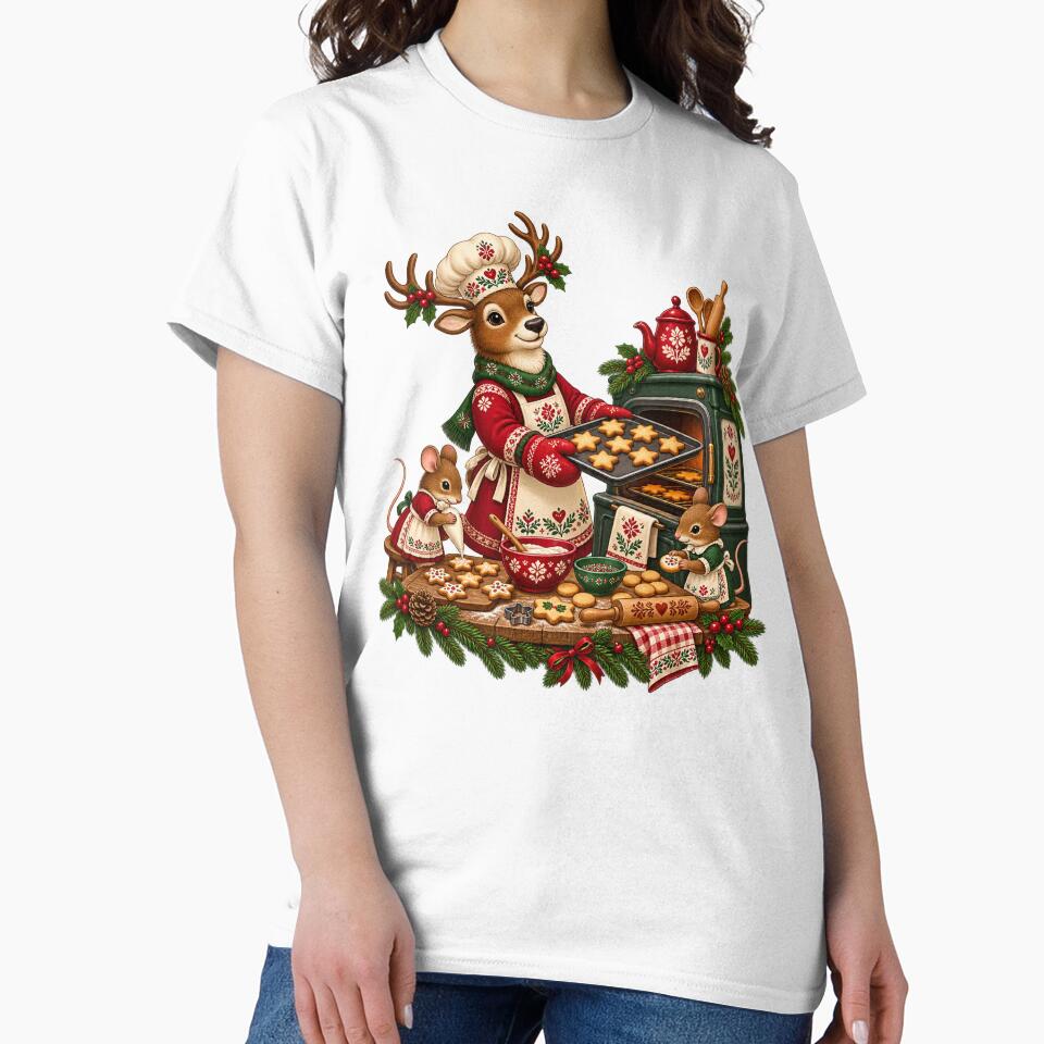 Reindeer and Mice Christmas Cookie Bakery by SiripornSeaynng