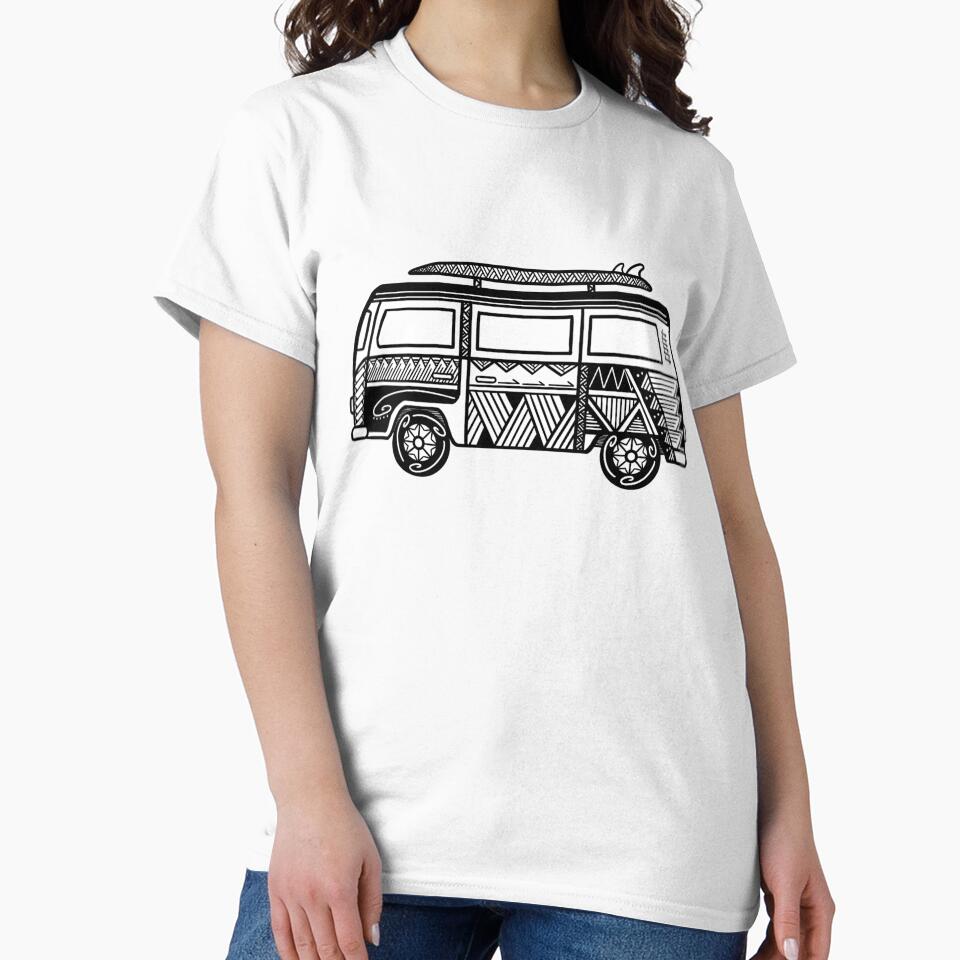 Tribal Van with Surfboard by Steeb757