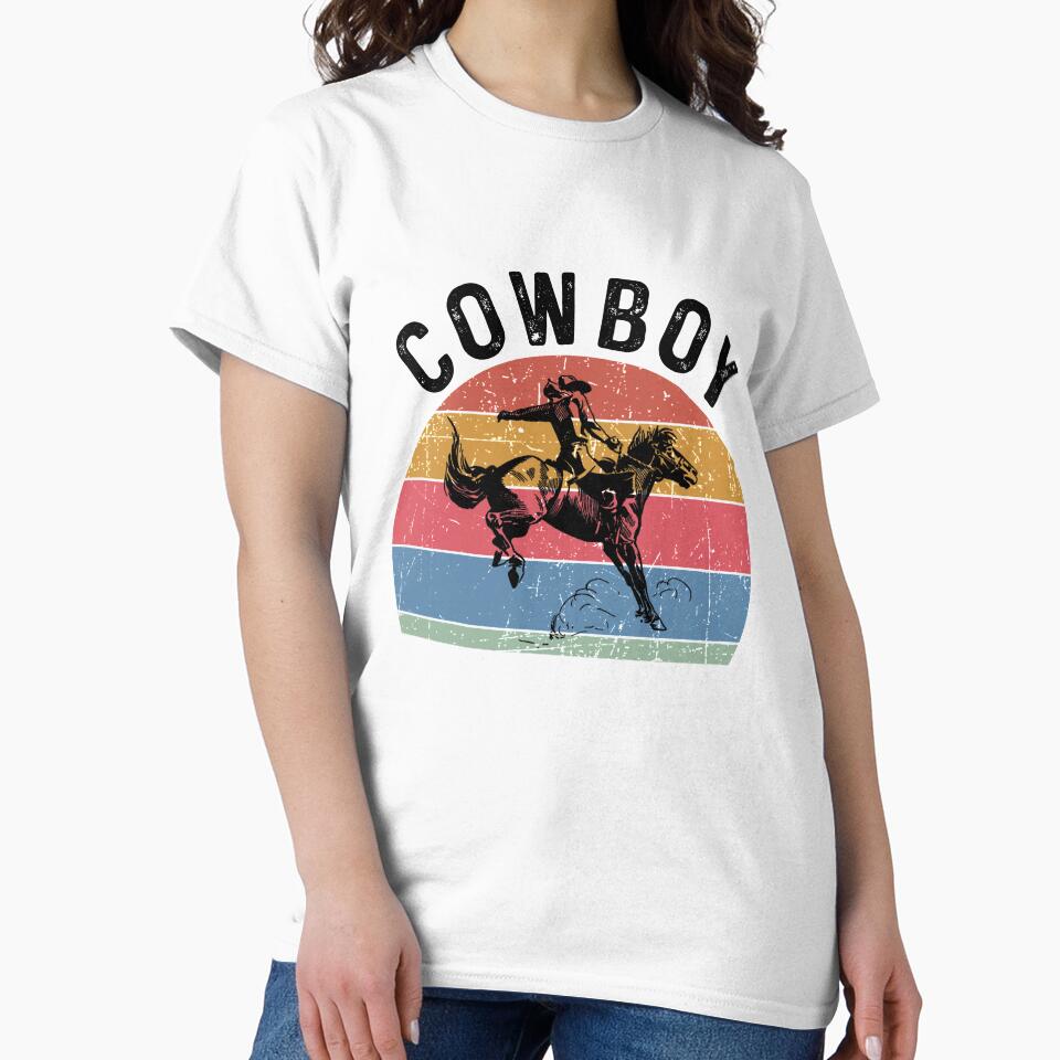 Cowboy Riding Horse -  Funny Best Gift Idea Cowboy Country by NDTStore