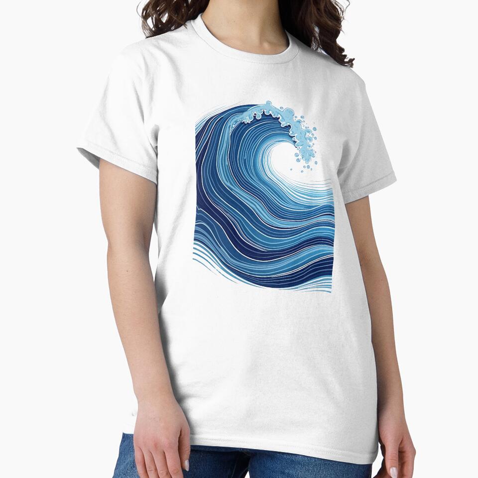 Ocean Wave Pattern by VibeTCreations