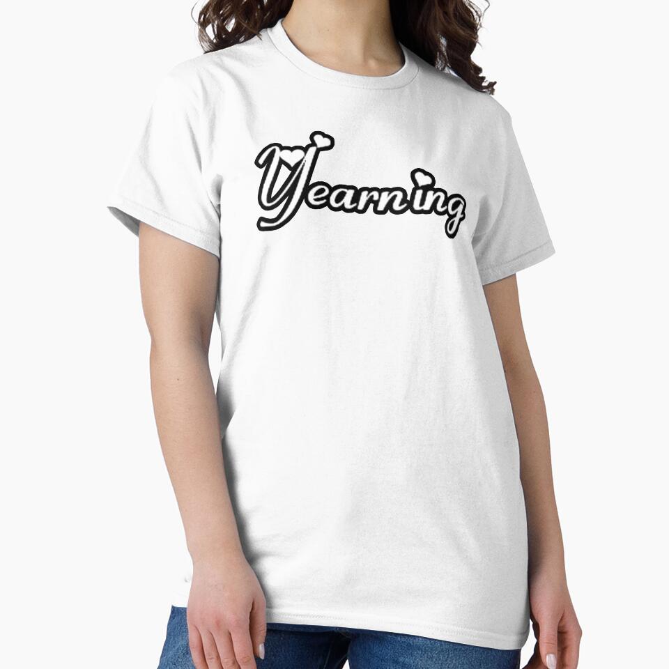“yearning” heart logo white version by meuliasshop