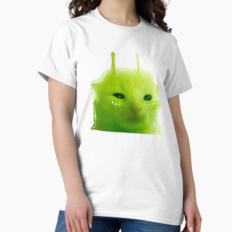 Funny Cat Meme Alien Cute by RebeccaLittlee