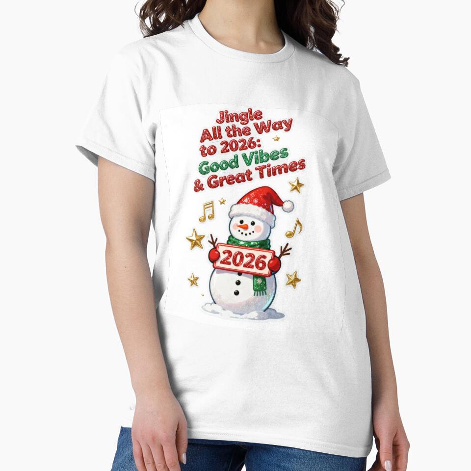 Jingle All the Way to 2026 Good Vibes Sticker by meetart15