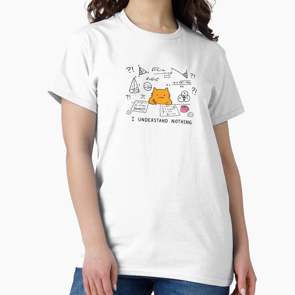 I Understand Nothing Funny Math Cat Meme by MonkiFlipp