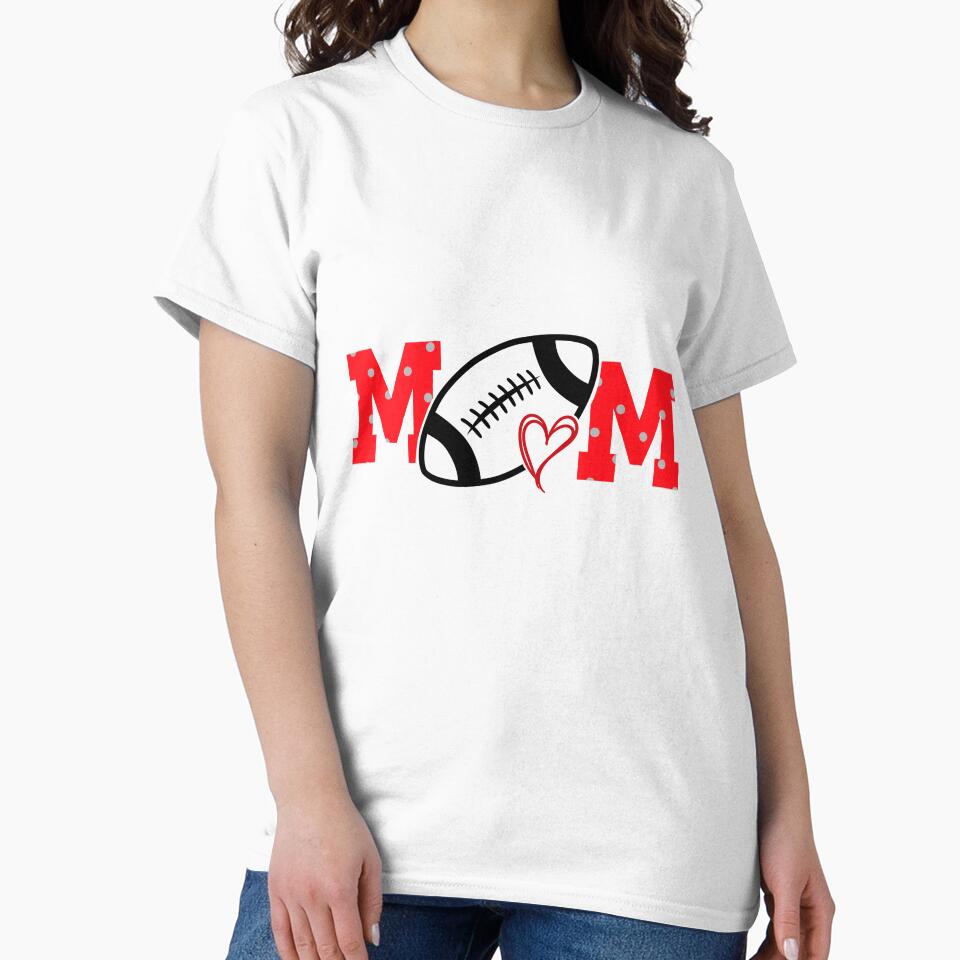 Football Mom polka dots Football Love Football Player football lover by shirtscom