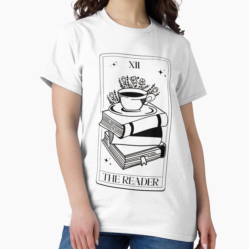 The Reader Tarot Card Book Stack by bookishemporium