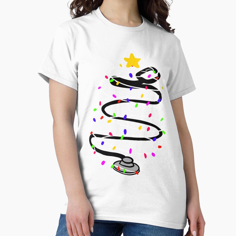 Green Christmas stethoscope by Mermaidssparkle