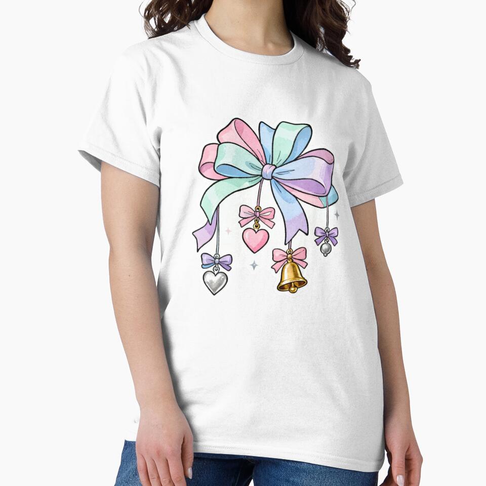 Aesthetic Holiday Bow & Charm Design by MuseAI