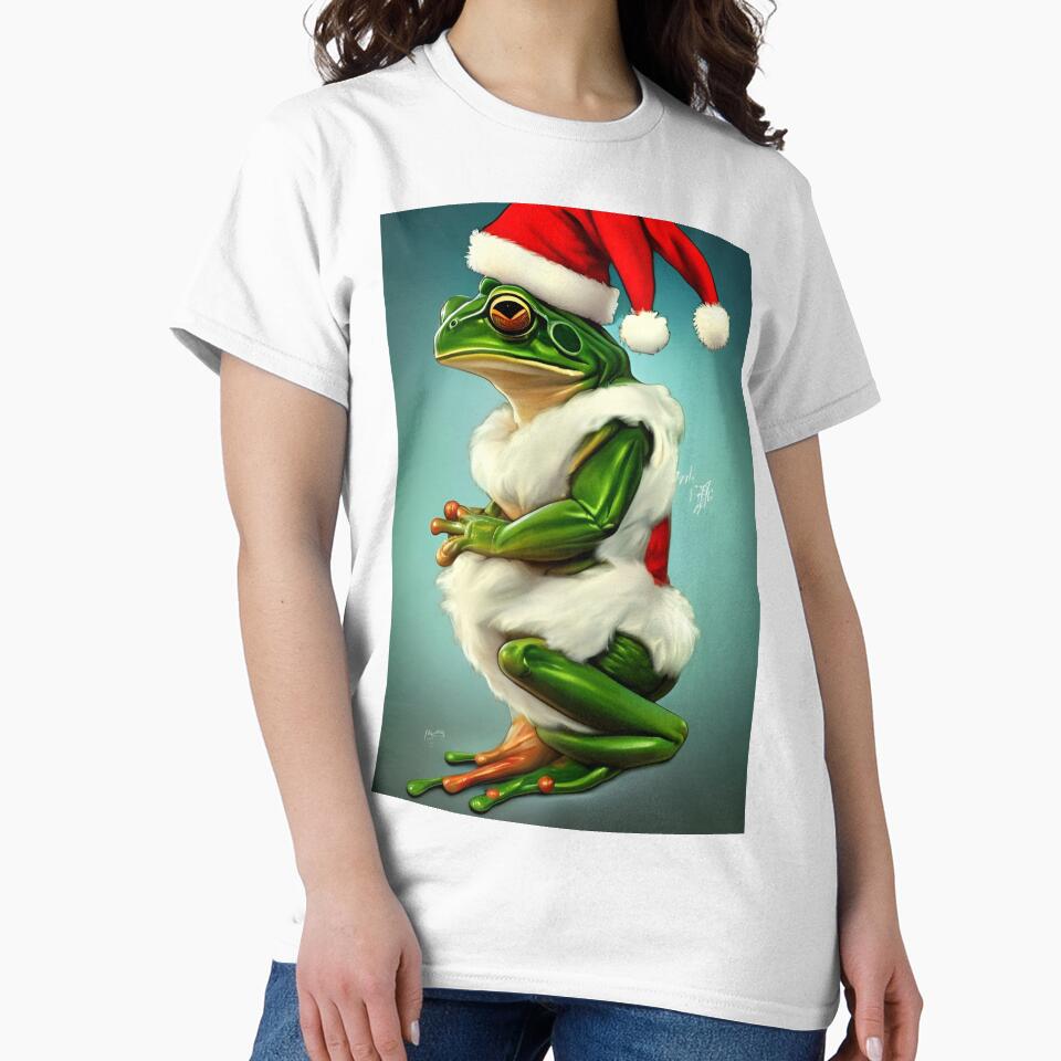 Kawaii Frog Christmas Cute by ShopSunday