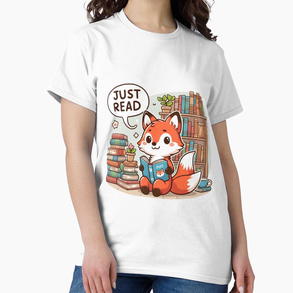 Just Read Fox by LemuellTrends