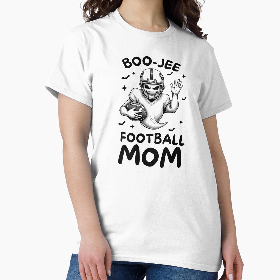 Boo-Jee football Mom Ghost Halloween by khallidaart