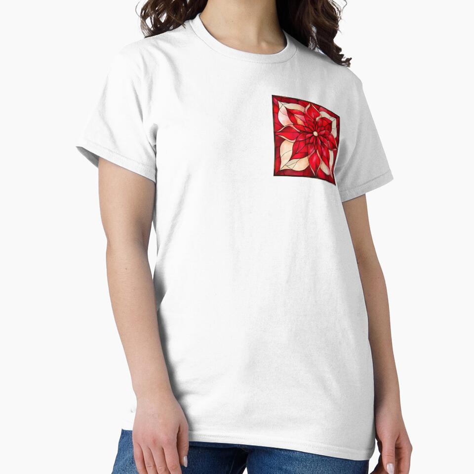 Stained glass - cute red flower! by fribabywonder