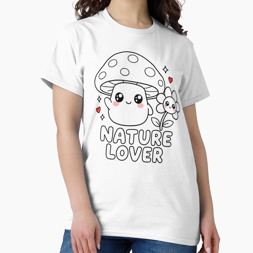 Nature Lover | Kawaii Mushroom Cottagecore Aesthetic by Dulxoz