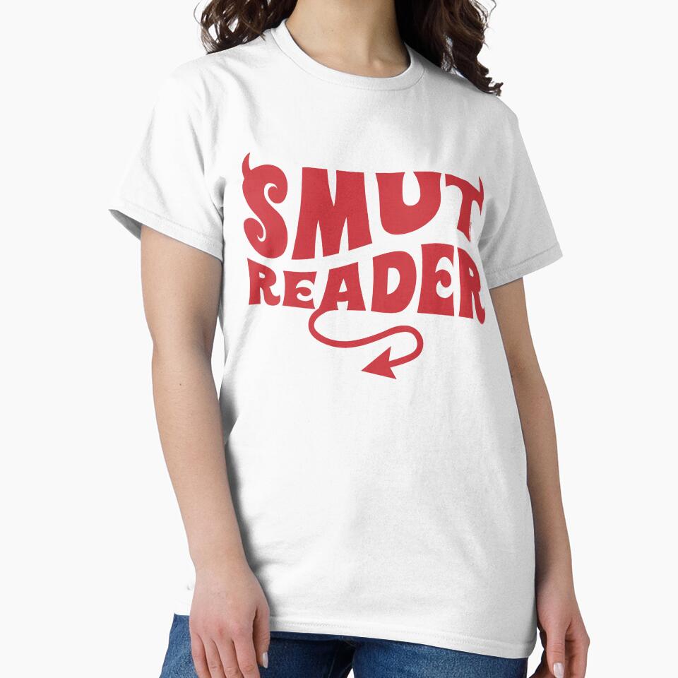 Smut Reader / Red Flirty Devil Horns and Tail Bookish Aesthetic for Smut Kindle Book Readers Tbr Ya Books by Latinoladas