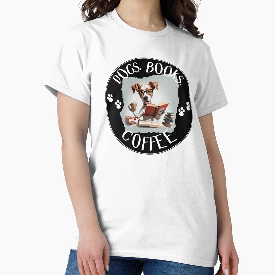Dogs. Books. Coffee by Wilcox PhotoArt