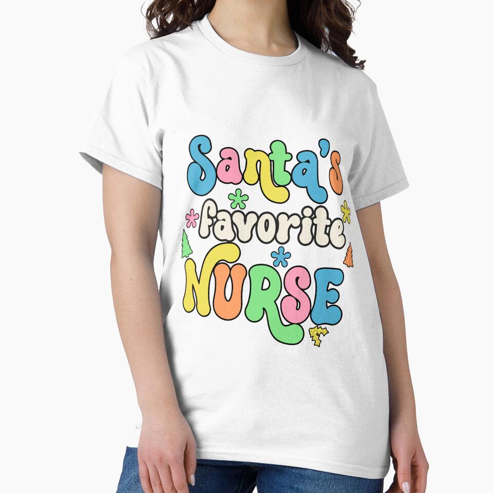 Santa's Favorite Nurse - Christmas Nurse Gift Ideas by younghopes