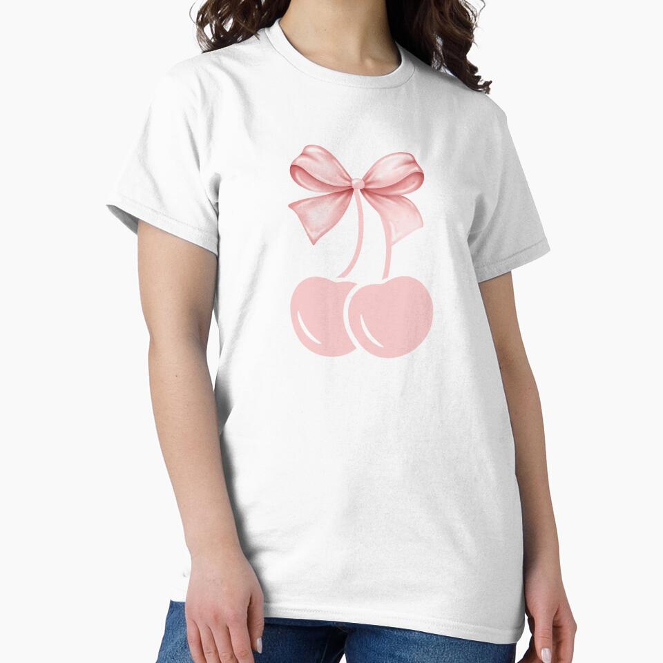 Coquette Cherries Coquette Lover Pink Bows by CCKimShop