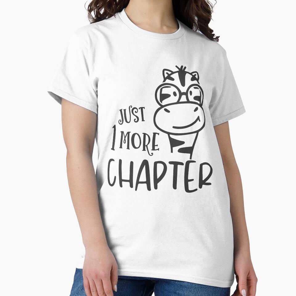 Just 1 more chapter Zebra Book lovers by eviesfashion