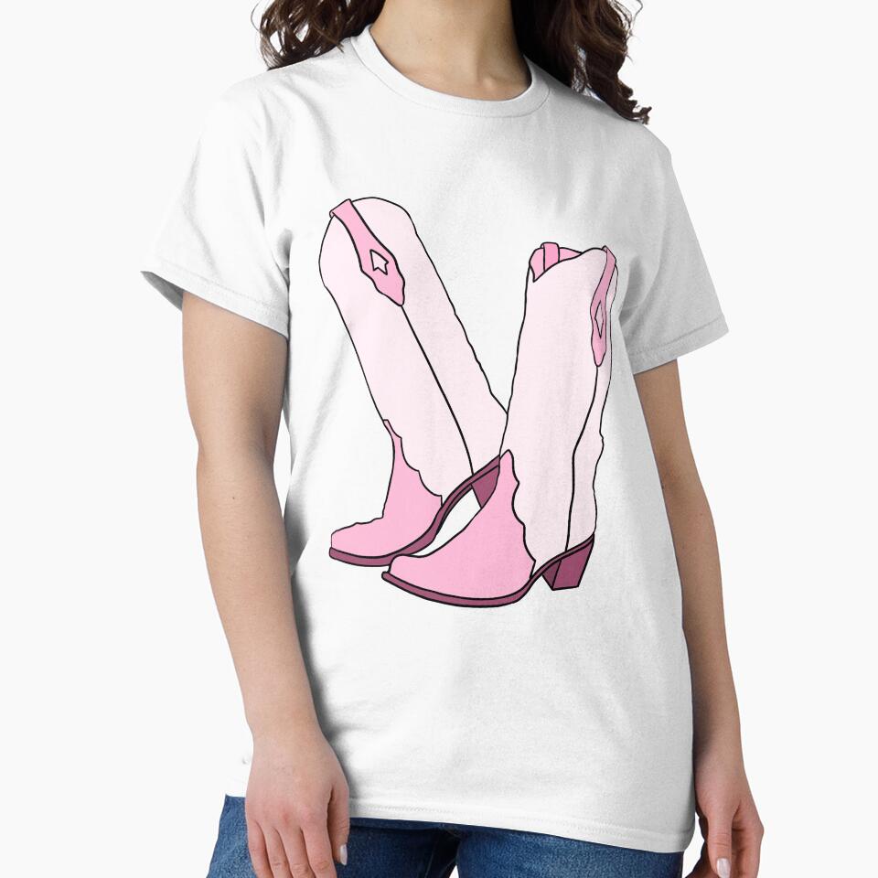Girly Cowgirl boots by oddballstickers