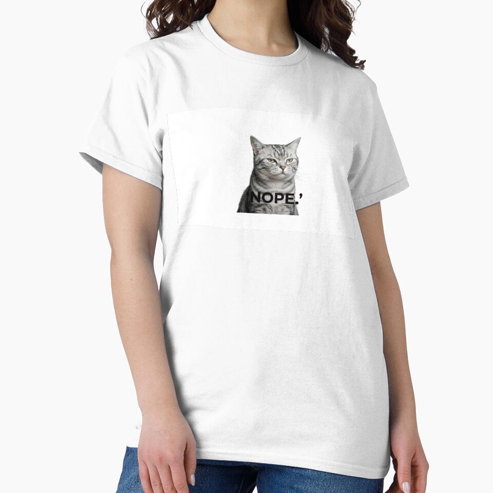 Nope Cat Meme by Mad World Creations